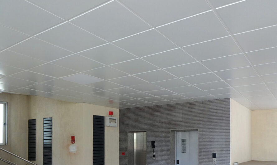 Metal ceiling tiles that catch eyes: lay-in & clip-in styles
